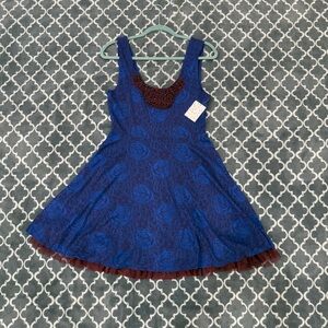 Free People Blue Floral Women’s Dress